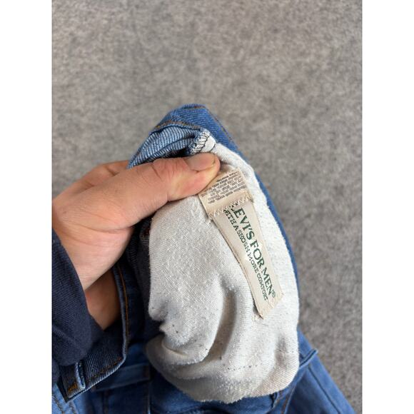 Vintage 70s Levis Jeans Mens Size 33 Blue Bell Bottom Orange Tab OshKosh Grunge - Picture 8 of 9